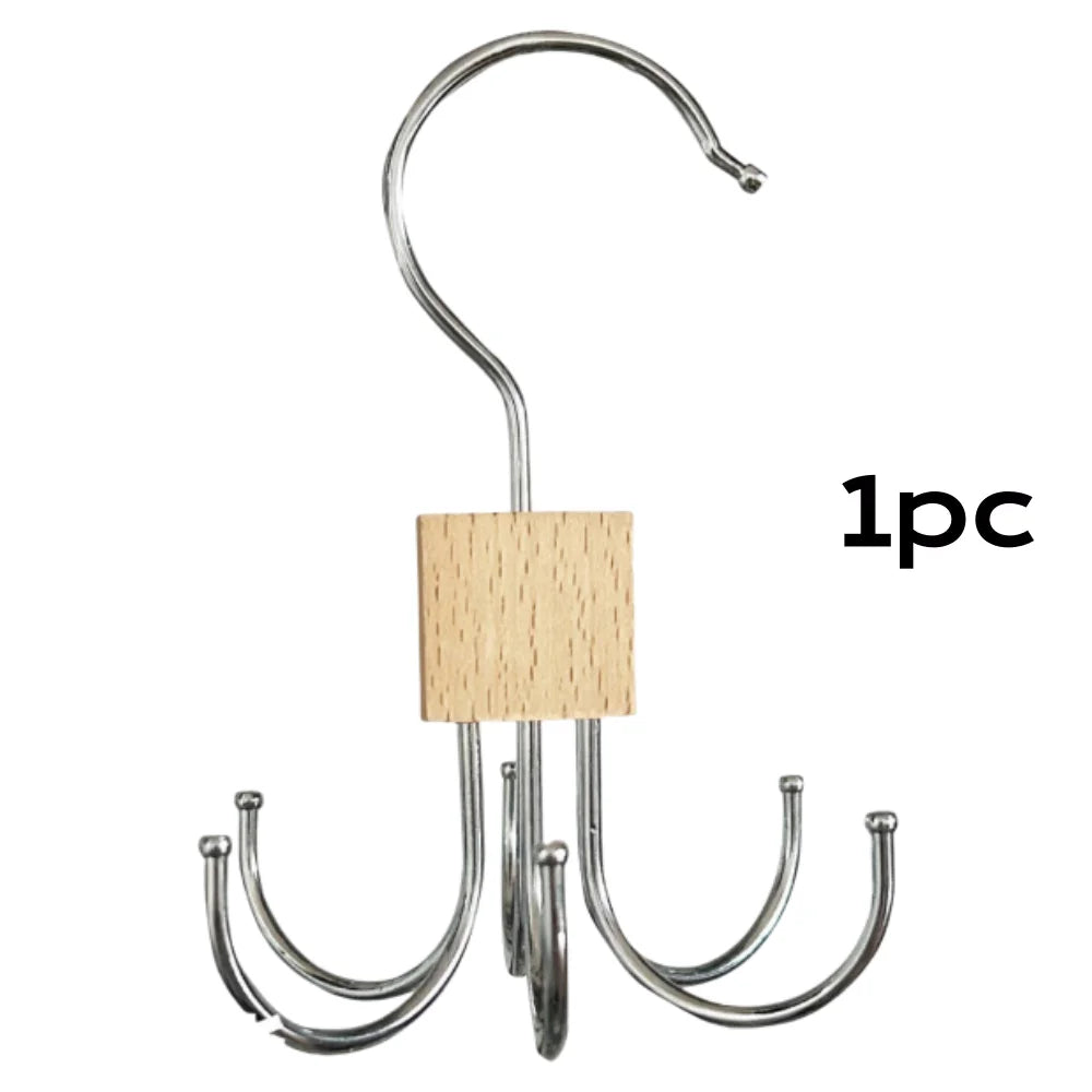 Rotating Storage Hanger Hook Multi-Claw
