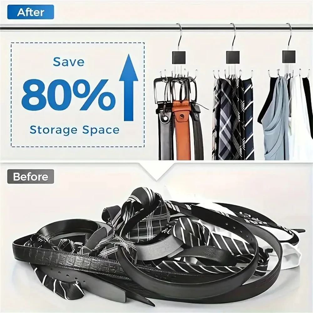 Rotating Storage Hanger Hook Multi-Claw
