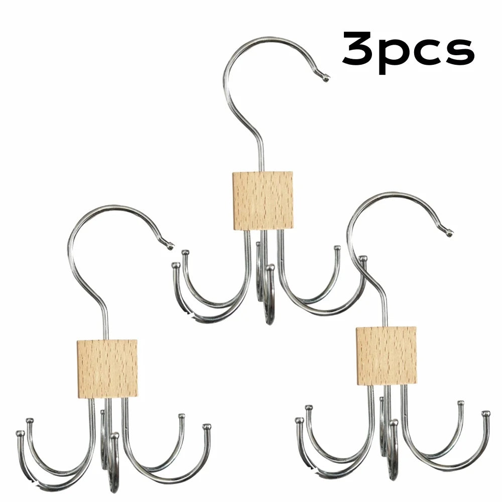 Rotating Storage Hanger Hook Multi-Claw