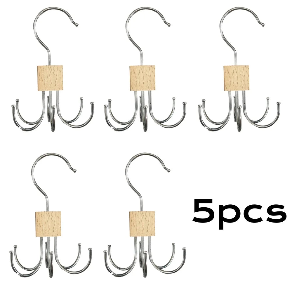 Rotating Storage Hanger Hook Multi-Claw