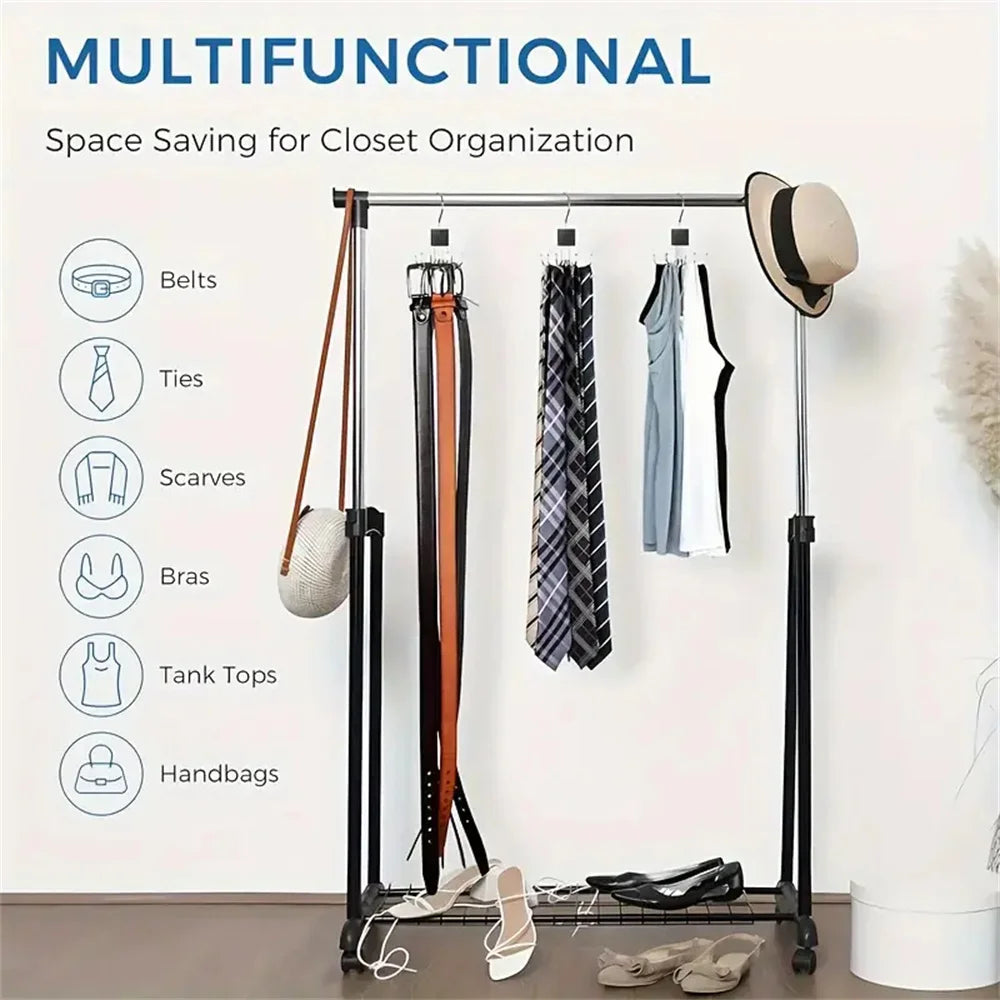 Rotating Storage Hanger Hook Multi-Claw