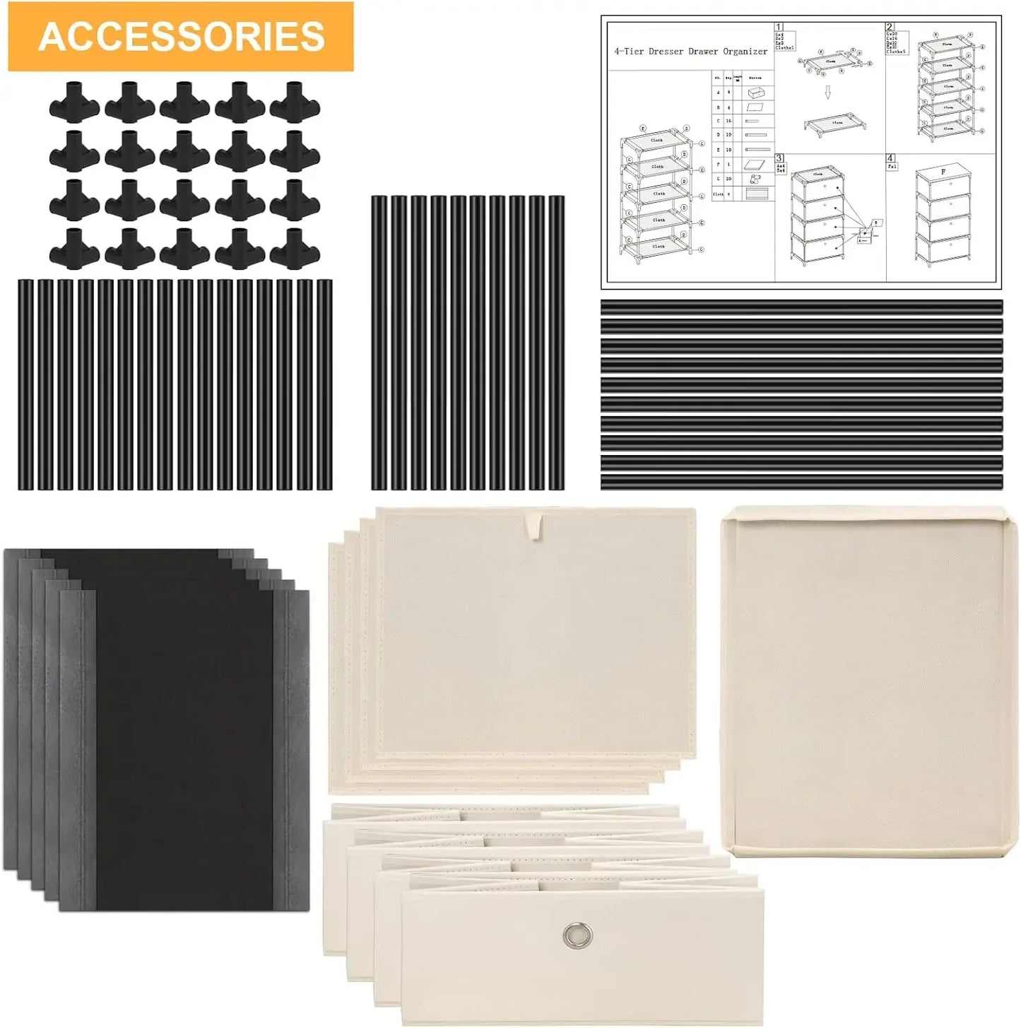 Drawer Fabric Dresser