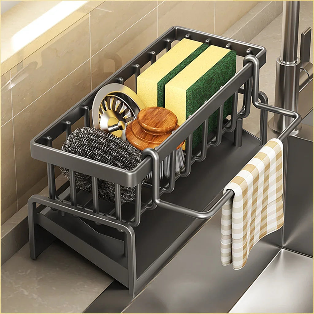 Multi-Functional Kitchen Sink Drainage Rack