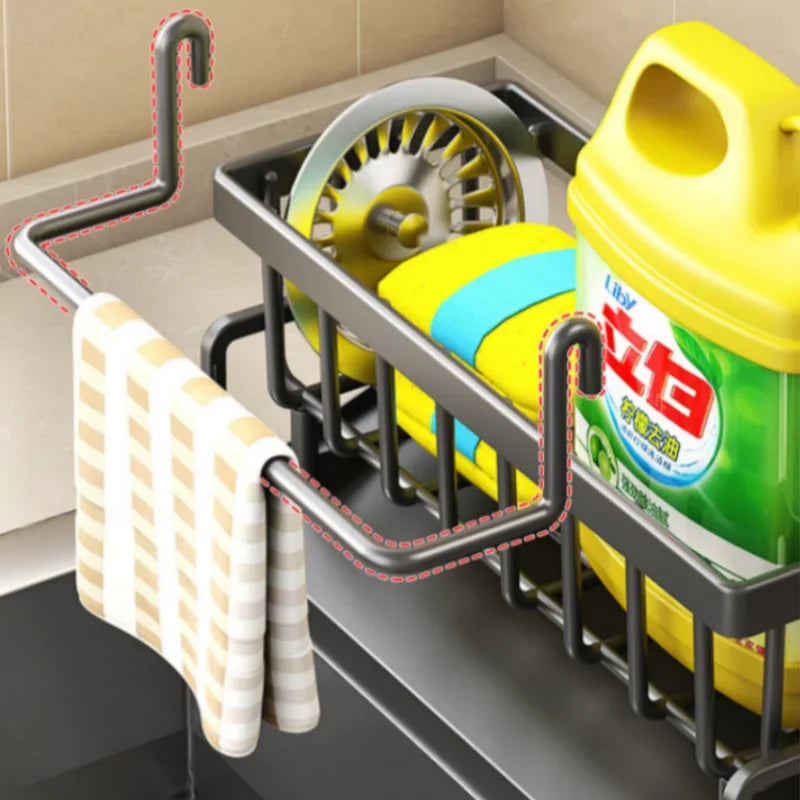 Multi-Functional Kitchen Sink Drainage Rack