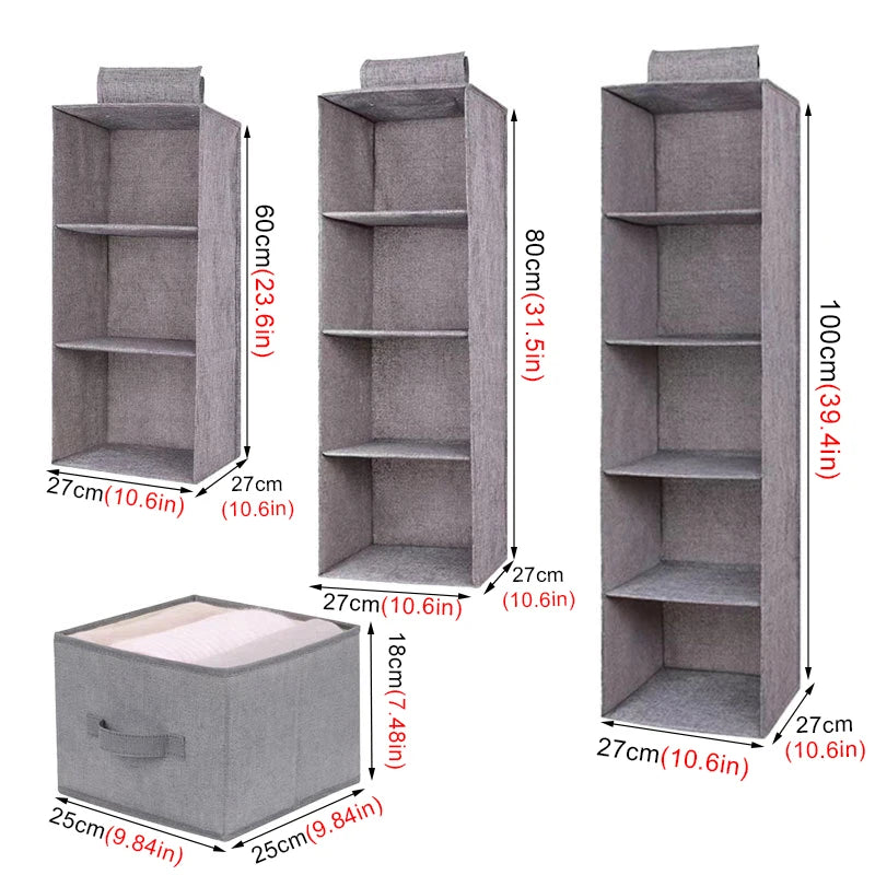 Wardrobe Hanging Storage Bag
