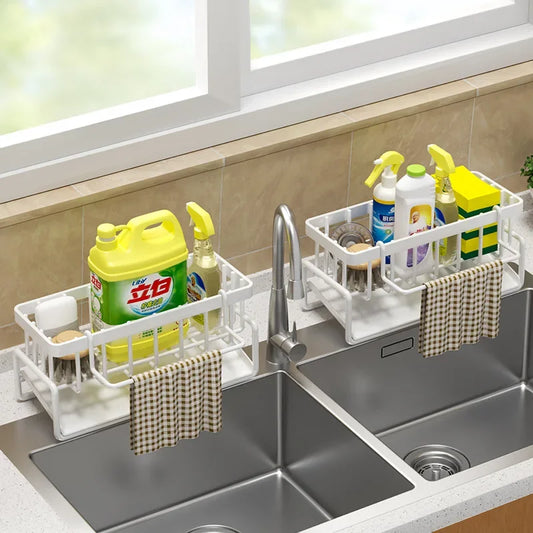 Multi-Functional Kitchen Sink Drainage Rack