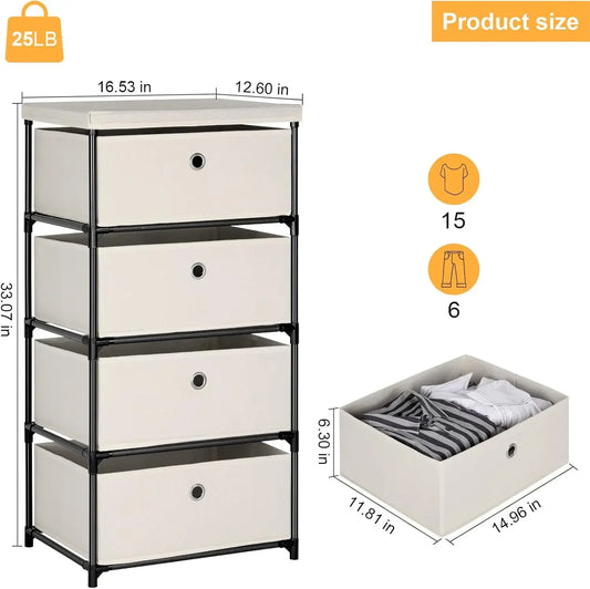 Drawer Fabric Dresser