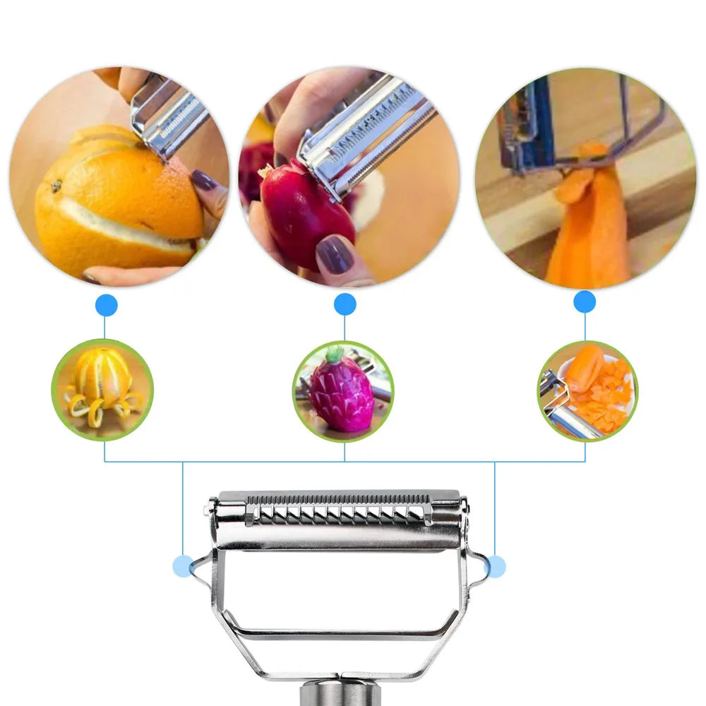 Multifunctional Fruit & Vegetable Julienne Slicer
